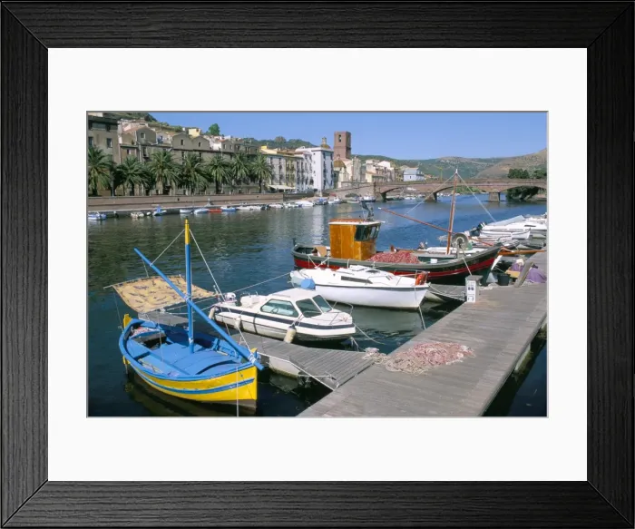 Framed Print : Bosa, Sassari province Framed Print : Bosa, Sassari province