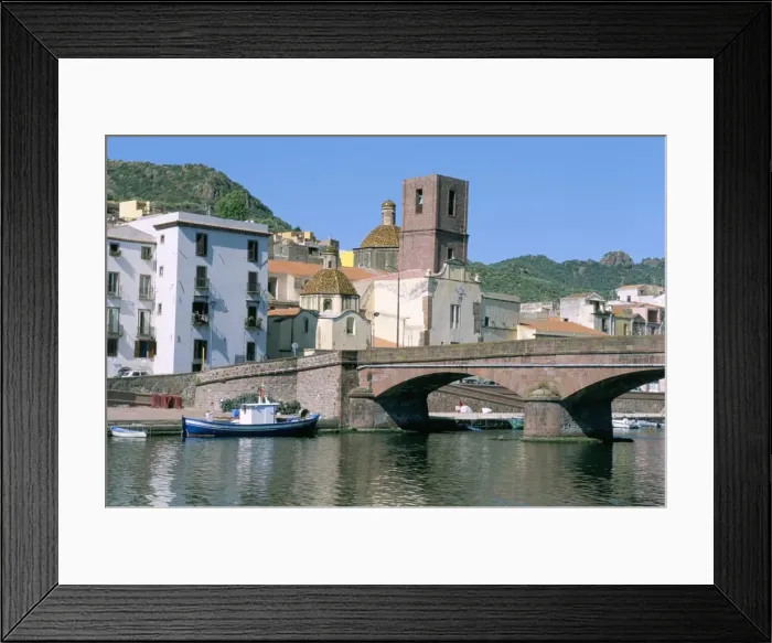 Framed Print : Bosa, Sassari province Framed Print : Bosa, Sassari province