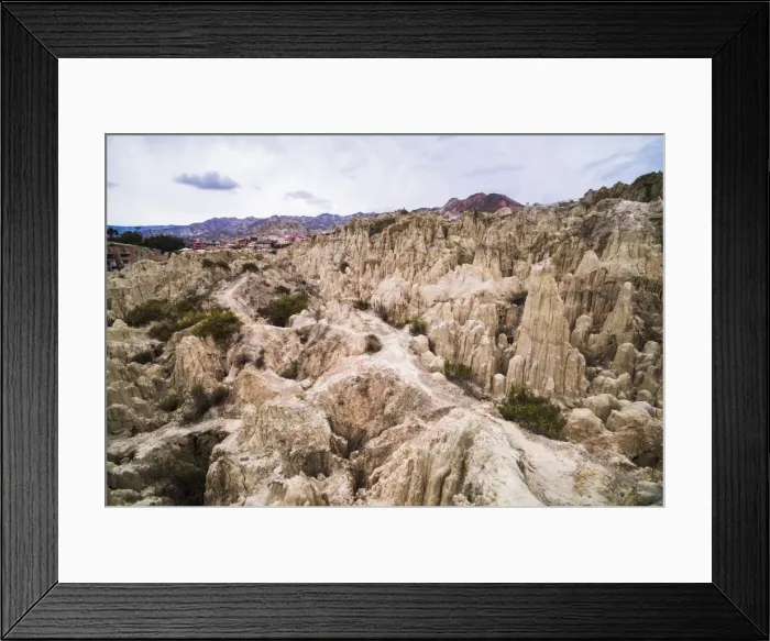 Framed Print : Valle de la Luna (Valley of the Moon), La Paz, La Paz Department, Bolivia, South America