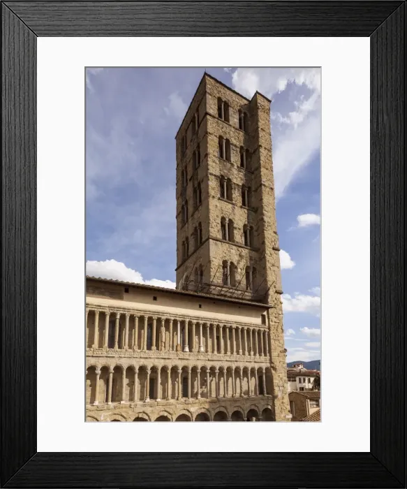 Framed Print : The church of Santa Maria della Pieve, Arezzo, Tuscany, Italy, Europe Framed Print : The church of Santa Maria della Pieve, Arezzo, Tuscany, Italy, Europe