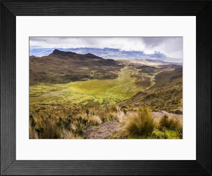 Framed Print : Ruminahui Volcano Valley, Cotopaxi National Park, Avenue of Volcanoes, Ecuador, South Framed Print : Ruminahui Volcano Valley, Cotopaxi National Park, Avenue of Volcanoes, Ecuador, South