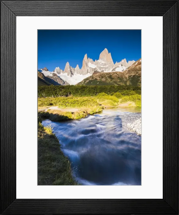 Framed Print : Mount Fitz Roy (Cerro Chalten), a typical Patagonia landscape, Los Glaciares National Park Framed Print : Mount Fitz Roy (Cerro Chalten), a typical Patagonia landscape, Los Glaciares National Park