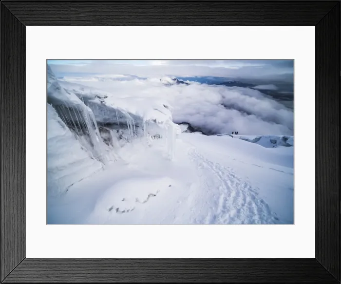 Framed Print : Ice formations and icicles on Cotopaxi Volcano, Cotopaxi National Park, Cotopaxi Province Framed Print : Ice formations and icicles on Cotopaxi Volcano, Cotopaxi National Park, Cotopaxi Province