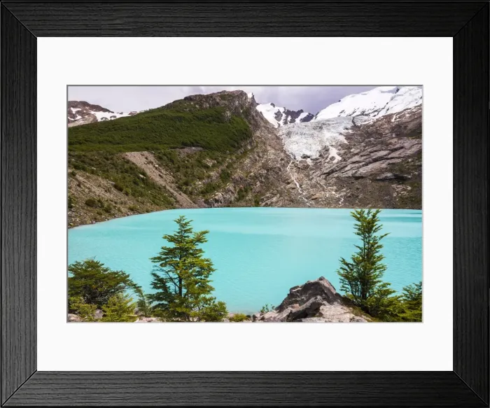 Framed Print : Huemul Lake (Lago Huemul) and Huemul Glacier (Glaciar Huemul), El Chalten, Patagonia Framed Print : Huemul Lake (Lago Huemul) and Huemul Glacier (Glaciar Huemul), El Chalten, Patagonia