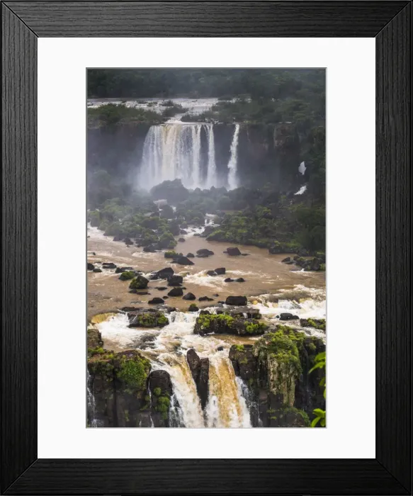 Framed Print : Iguazu Falls (Iguacu Falls) (Cataratas del Iguazu), UNESCO World Heritage Site, Argentinian Framed Print : Iguazu Falls (Iguacu Falls) (Cataratas del Iguazu), UNESCO World Heritage Site, Argentinian
