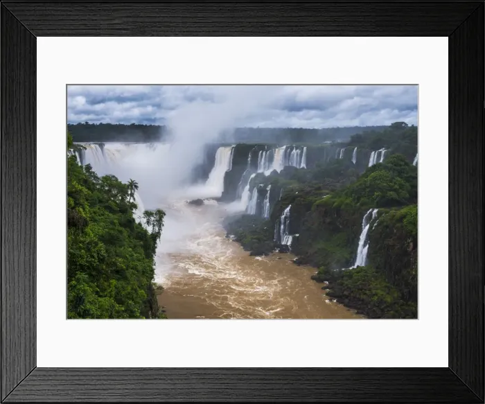 Framed Print : Iguazu Falls (Iguacu Falls) (Cataratas del Iguazu), UNESCO World Heritage Site, Argentinian Framed Print : Iguazu Falls (Iguacu Falls) (Cataratas del Iguazu), UNESCO World Heritage Site, Argentinian