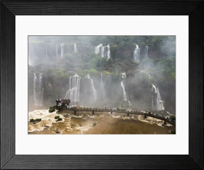 Framed Print : Iguazu Falls (Iguacu Falls) (Cataratas del Iguazu), UNESCO World Heritage Site, seen Framed Print : Iguazu Falls (Iguacu Falls) (Cataratas del Iguazu), UNESCO World Heritage Site, seen