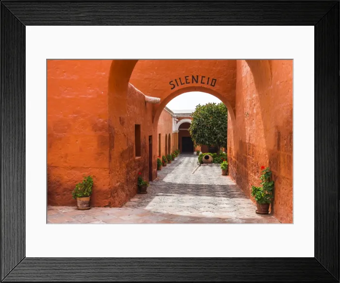 Framed Print : Santa Catalina Monastery (Convento de Santa Catalina) (St. Catherine), a convent in Arequipa Framed Print : Santa Catalina Monastery (Convento de Santa Catalina) (St. Catherine), a convent in Arequipa