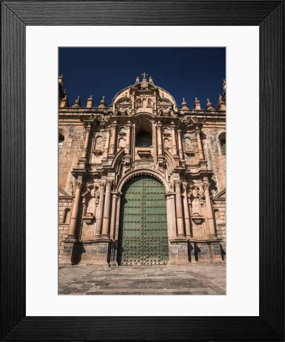 Framed Print : Cusco Cathedral Basilica of the Assumption of the Virgin, Plaza de Armas, UNESCO Framed Print : Cusco Cathedral Basilica of the Assumption of the Virgin, Plaza de Armas, UNESCO
