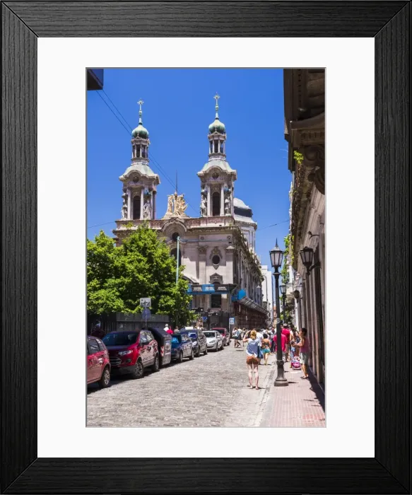 Framed Print : Basilica de San Francisco, central Buenos Aires, Argentina, South America Framed Print : Basilica de San Francisco, central Buenos Aires, Argentina, South America