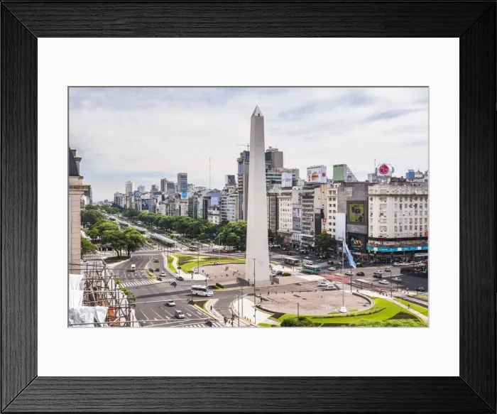 Framed Print : Obelisco and Avenida 9 de Julio (9 July Avenue), Buenos Aires, Argentina, South America Framed Print : Obelisco and Avenida 9 de Julio (9 July Avenue), Buenos Aires, Argentina, South America