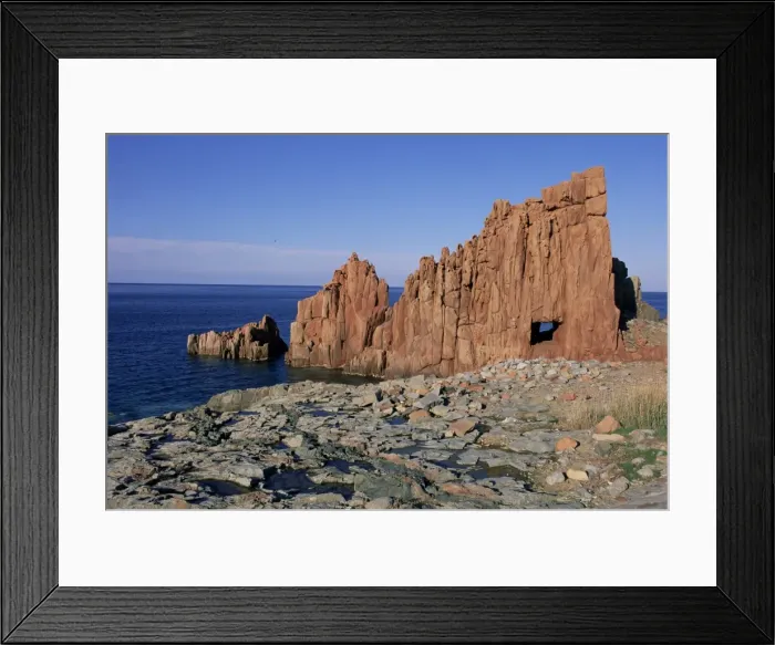 Framed Print : Les Roches Rouges (Red Rocks) Framed Print : Les Roches Rouges (Red Rocks)