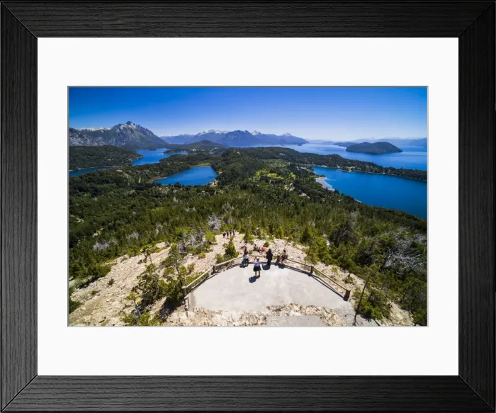 Framed Print : View from Cerro Campanario (Campanario Hill), San Carlos de Bariloche, Rio Negro Province Framed Print : View from Cerro Campanario (Campanario Hill), San Carlos de Bariloche, Rio Negro Province