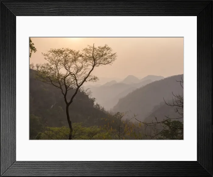 Framed Print : Sunset landscape near Pyin Oo Lwin (Pyin U Lwin), Mandalay Region, Myanmar (Burma), Asia Framed Print : Sunset landscape near Pyin Oo Lwin (Pyin U Lwin), Mandalay Region, Myanmar (Burma), Asia