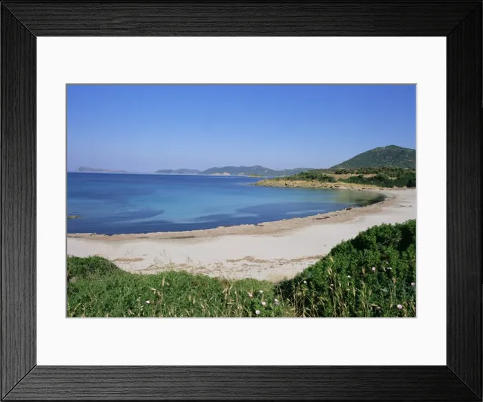 Framed Print : Chia beach Framed Print : Chia beach