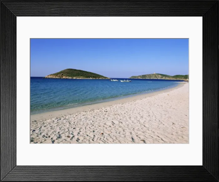Framed Print : Chia beach Framed Print : Chia beach