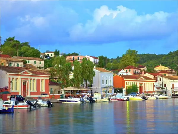 Gaios Harbour, Paxos, The Ionian Islands, Greek Islands, Greece, Europe