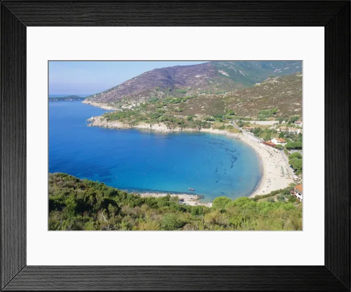 Framed Print : Cavoli beach