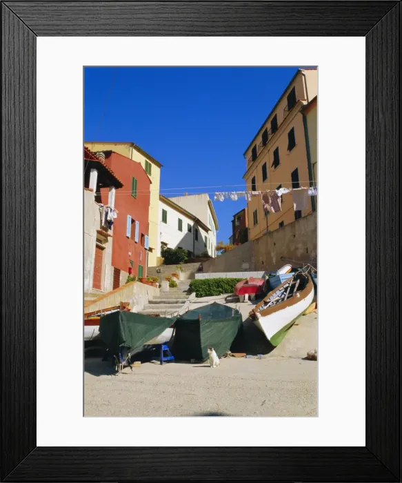 Framed Print : Marciana Marina Framed Print : Marciana Marina