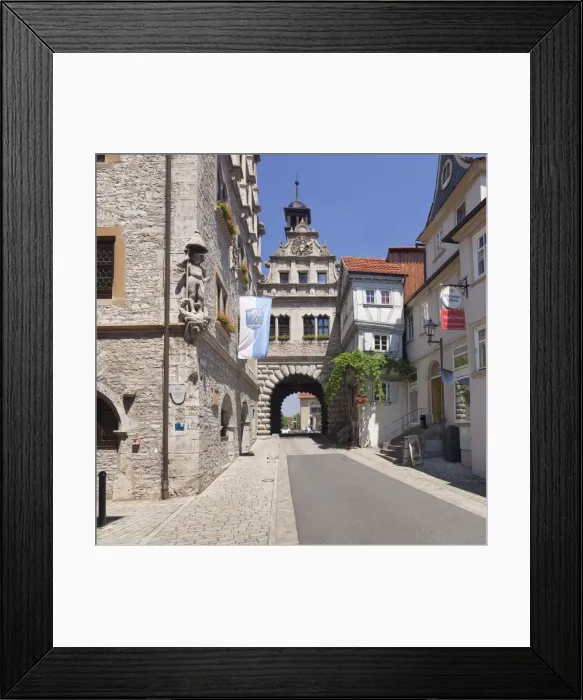 Framed Print : Maintor gate, town hall, Marktbreit, Mainfranken, Lower Franconia, Bavaria, Germany Framed Print : Maintor gate, town hall, Marktbreit, Mainfranken, Lower Franconia, Bavaria, Germany