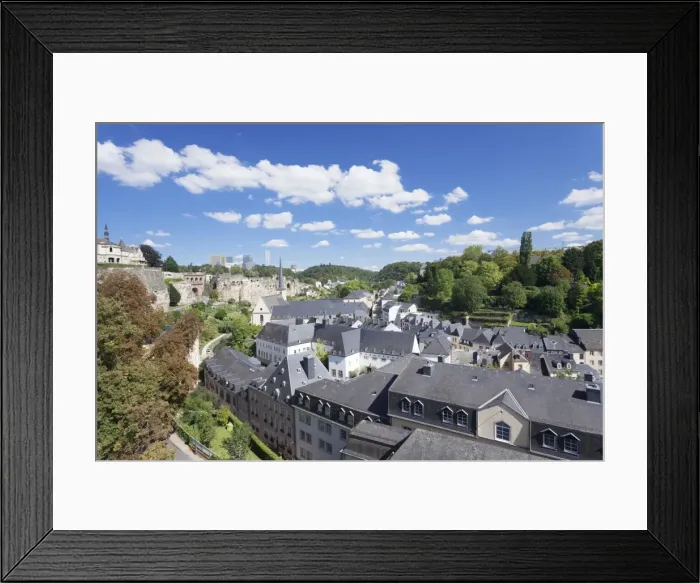 Framed Print : View over the old town with Neumunster Abbey, UNESCO World Heritage Site, in Framed Print : View over the old town with Neumunster Abbey, UNESCO World Heritage Site, in