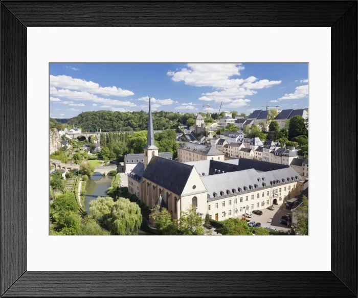 Framed Print : Neumunster Abbey at Lower City Grund, former battlement, old town, UNESCO World Heritage Site Framed Print : Neumunster Abbey at Lower City Grund, former battlement, old town, UNESCO World Heritage Site