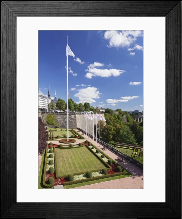 Framed Print : Place de la Constitution, Luxembourg City, Grand Duchy of Luxembourg, Europe Framed Print : Place de la Constitution, Luxembourg City, Grand Duchy of Luxembourg, Europe