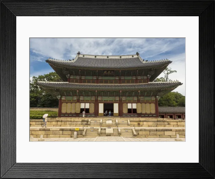 Framed Print : Injeongjeon main palace building, Changdeokgung Palace, UNESCO World Heritage Site Framed Print : Injeongjeon main palace building, Changdeokgung Palace, UNESCO World Heritage Site