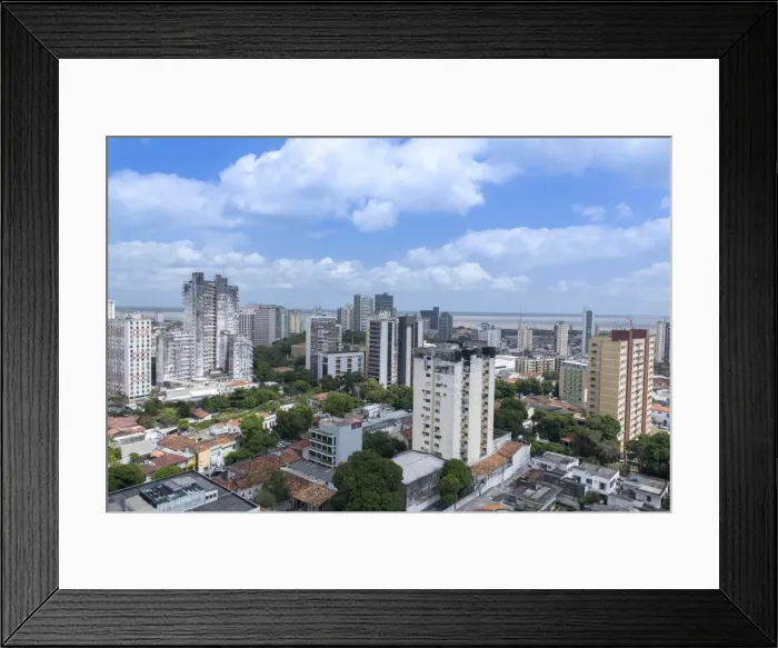 Framed Print : General view of Belem, the Guama River and Guajara Bay, Belem, Para, Brazil, South Framed Print : General view of Belem, the Guama River and Guajara Bay, Belem, Para, Brazil, South