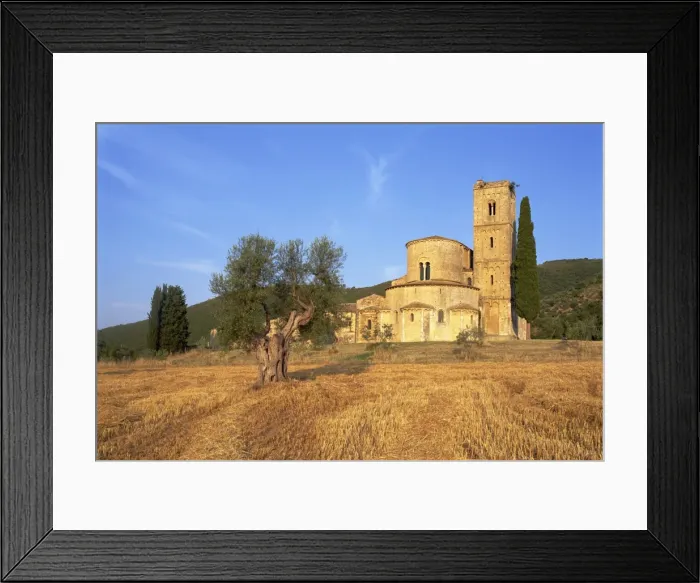 Framed Print : San Antimo abbey Framed Print : San Antimo abbey