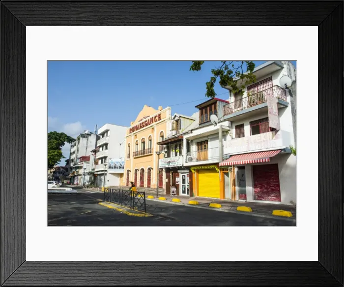 Framed Print : Colonial buildings, Place de la Victoire, Pointe-a-Pitre, Guadeloupe, French Overseas Department Framed Print : Colonial buildings, Place de la Victoire, Pointe-a-Pitre, Guadeloupe, French Overseas Department