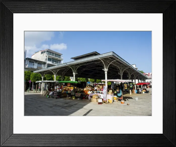 Framed Print : Covered Spice market, Pointe-a-Pitre, Guadeloupe, French Overseas Department, West Indies Framed Print : Covered Spice market, Pointe-a-Pitre, Guadeloupe, French Overseas Department, West Indies