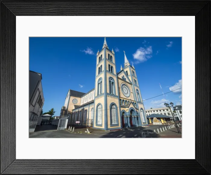 Framed Print : Saint Peter and Paul Basilica, UNESCO World Heritage Site, Paramaribo, Surinam, South Framed Print : Saint Peter and Paul Basilica, UNESCO World Heritage Site, Paramaribo, Surinam, South