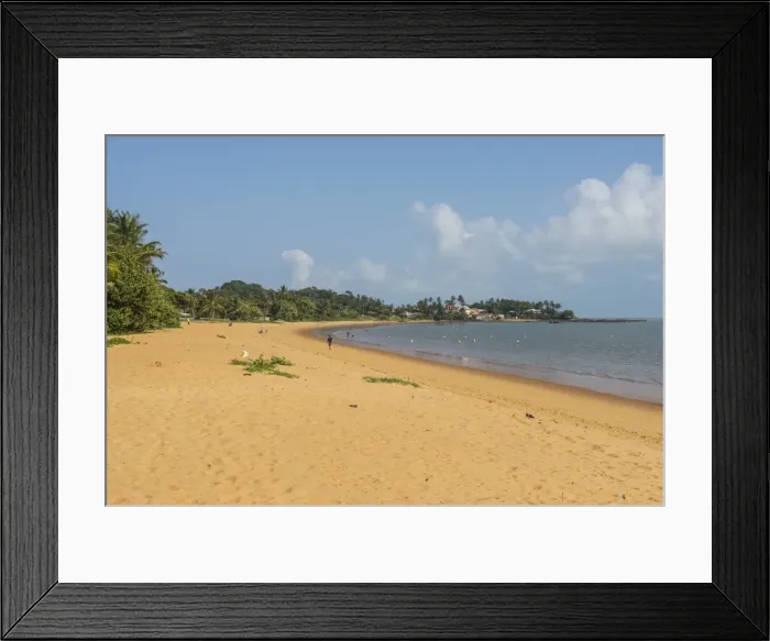 Framed Print : Beach of Montjoly, Cayenne, French Guiana, Department of France, South America Framed Print : Beach of Montjoly, Cayenne, French Guiana, Department of France, South America