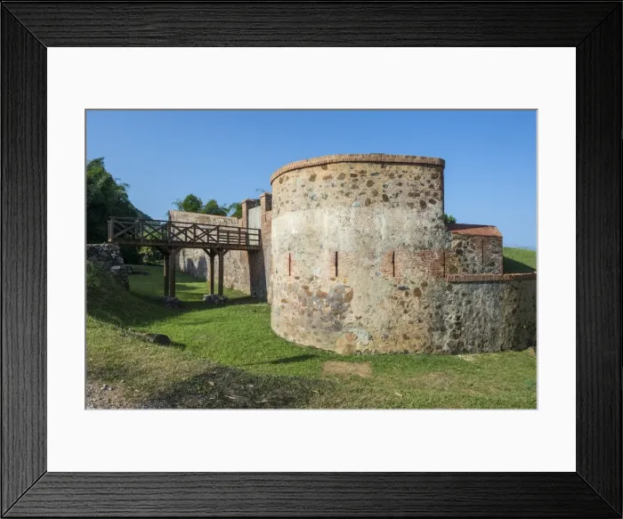 Framed Print : Fort Diamant, Cayenne, French Guiana, Department of France, South America Framed Print : Fort Diamant, Cayenne, French Guiana, Department of France, South America