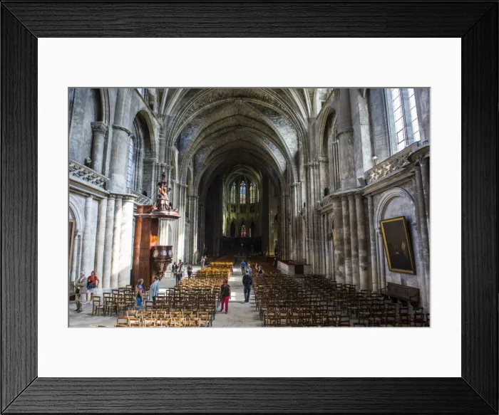 Framed Print : Interior of the Cathedral of Bordeaux, Aquitaine, France, Europe Framed Print : Interior of the Cathedral of Bordeaux, Aquitaine, France, Europe