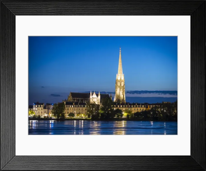 Framed Print : Basilica Sain-Michel on the Garonne River, Bordeaux, Aquitaine, France, Europe Framed Print : Basilica Sain-Michel on the Garonne River, Bordeaux, Aquitaine, France, Europe