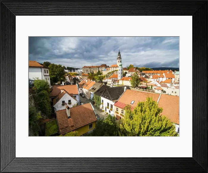 Framed Print : View over the city, UNESCO World Heritage Site, Cesky Krumlov, Czech Republic, Europe Framed Print : View over the city, UNESCO World Heritage Site, Cesky Krumlov, Czech Republic, Europe