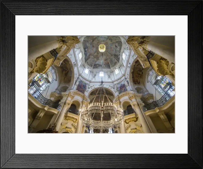 Framed Print : Interior of the St. Nicholas Church, Mala Strana, Prague, Czech Republic, Europe Framed Print : Interior of the St. Nicholas Church, Mala Strana, Prague, Czech Republic, Europe