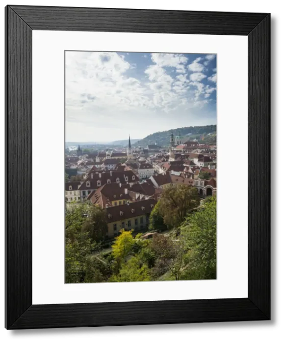 Framed Print : View over Prague from Prague castle, Prague, Czech Republic, Europe Framed Print : View over Prague from Prague castle, Prague, Czech Republic, Europe