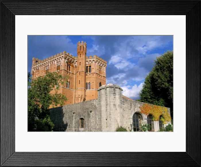 Framed Print : Chateau de Brolio Framed Print : Chateau de Brolio