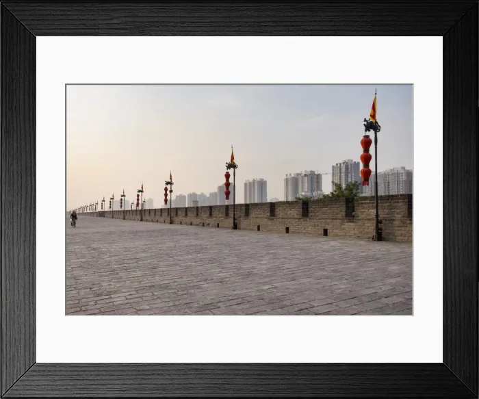 Framed Print : City Wall, Xian, China, Asia Framed Print : City Wall, Xian, China, Asia