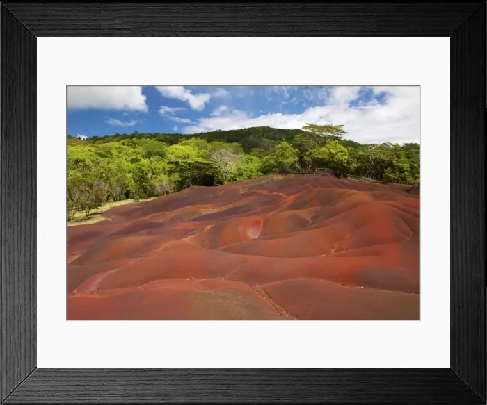 Framed Print : Chamarel coloured earth, Chamarel, Savanne, Mauritius, Indian Ocean, Africa Framed Print : Chamarel coloured earth, Chamarel, Savanne, Mauritius, Indian Ocean, Africa