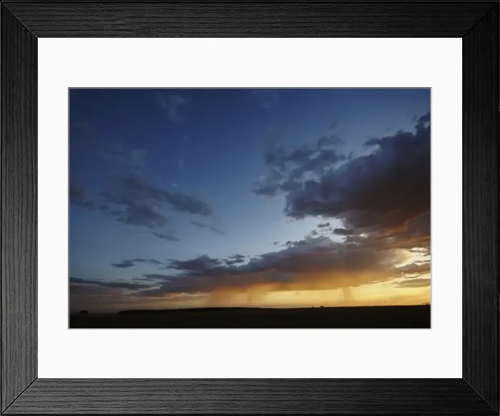 Framed Print : Rain and sunset on the Msai Mara plains, Kenya, East Africa, Africa Framed Print : Rain and sunset on the Msai Mara plains, Kenya, East Africa, Africa