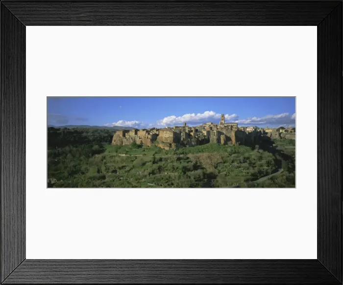 Framed Print : Panoramic view of the village Framed Print : Panoramic view of the village