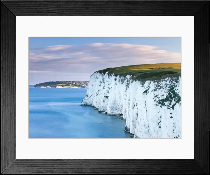 Framed Print : White Chalk cliffs near Old Harry Rocks, Jurassic Coast, UNESCO World Heritage Site Framed Print : White Chalk cliffs near Old Harry Rocks, Jurassic Coast, UNESCO World Heritage Site