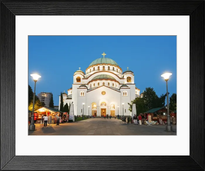 Framed Print : St. Sava Orthodox Church, built 1935, Belgrade, Serbia, Europe Framed Print : St. Sava Orthodox Church, built 1935, Belgrade, Serbia, Europe