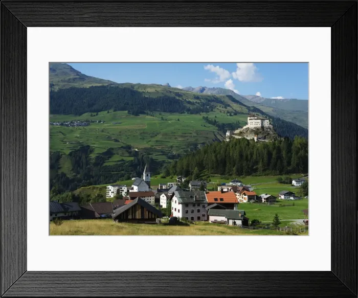 Framed Print : Scuol Tarasp (Tarasp Castle) (Schloss Tarasp), Engadine, Graubunden, Switzerland, Europe Framed Print : Scuol Tarasp (Tarasp Castle) (Schloss Tarasp), Engadine, Graubunden, Switzerland, Europe