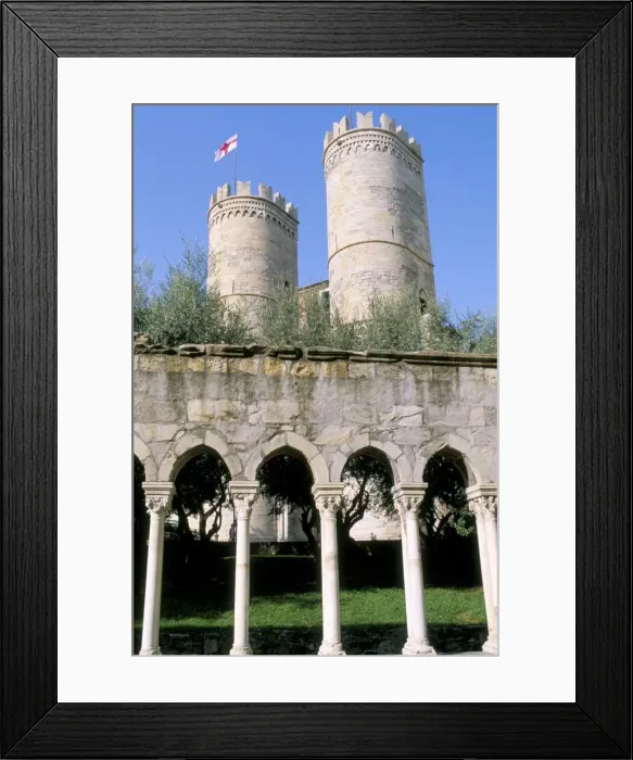 Framed Print : House of Columbus and Soprana Gate Framed Print : House of Columbus and Soprana Gate