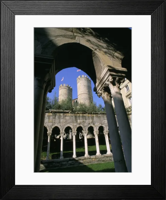 Framed Print : House of Christopher Columbus and Sprana gate Framed Print : House of Christopher Columbus and Sprana gate